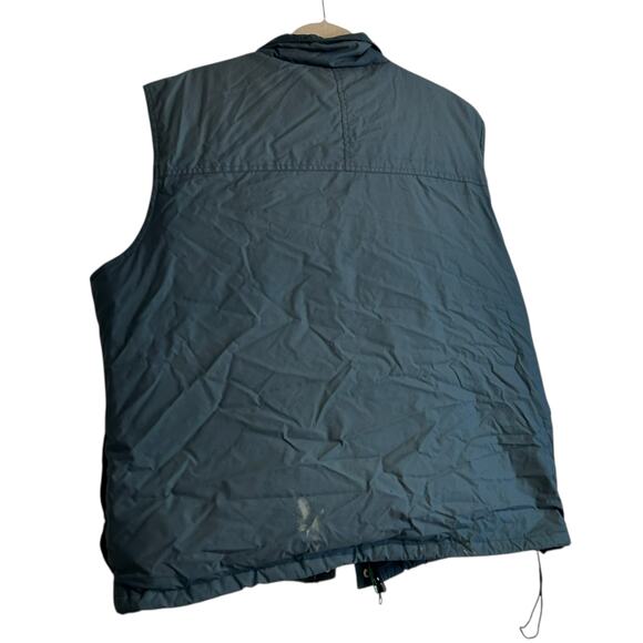 Vintage REI Green Down Filled Vest Mens Sz Large Nylon Puffer Full Zip Outdoor - Picture 15 of 16